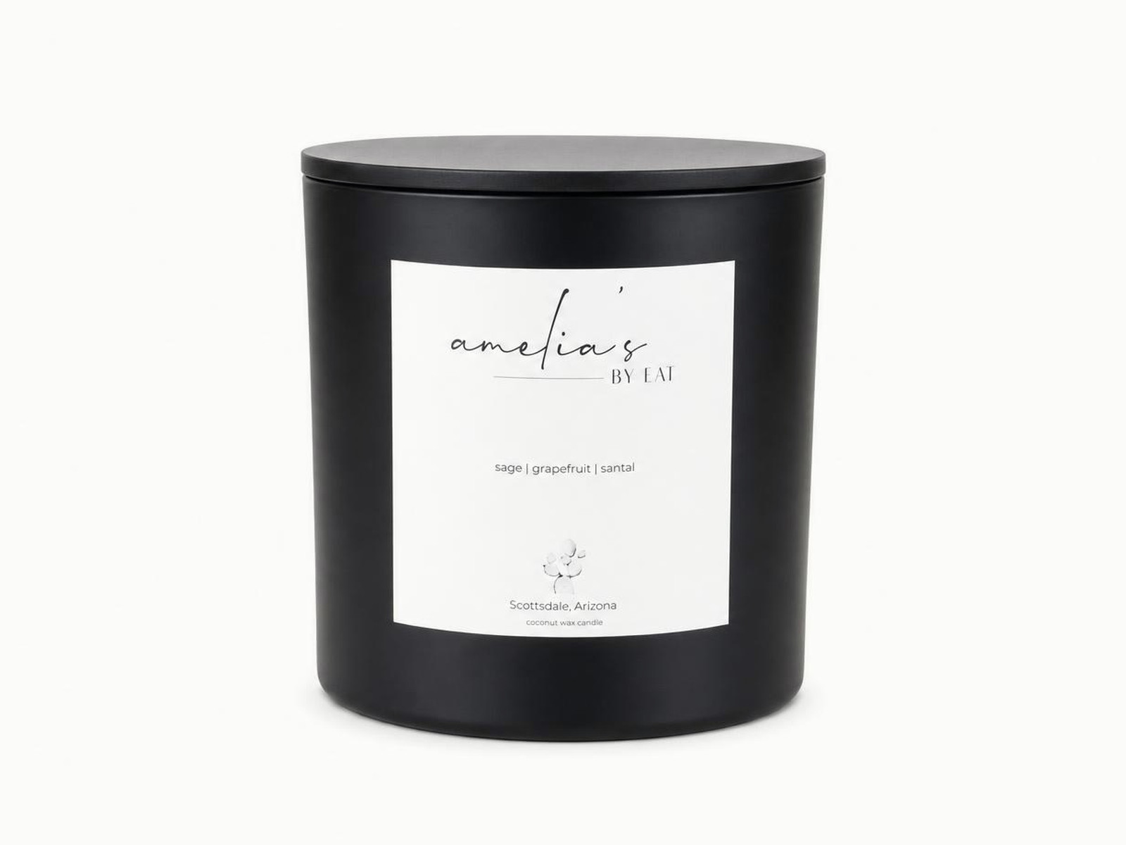 Amelia's Candle Our Signature Scent — A custom blend of Chef Stacey's favorite scents in a coconut oil base. A great gift!