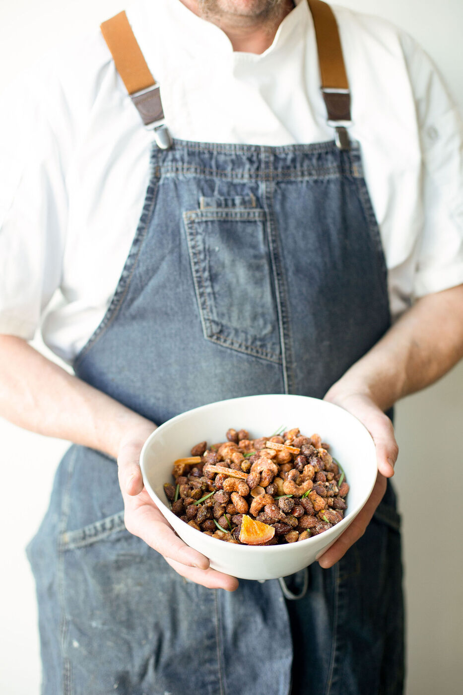 Rosemary, Cinnamon + Orange Spiced Nuts